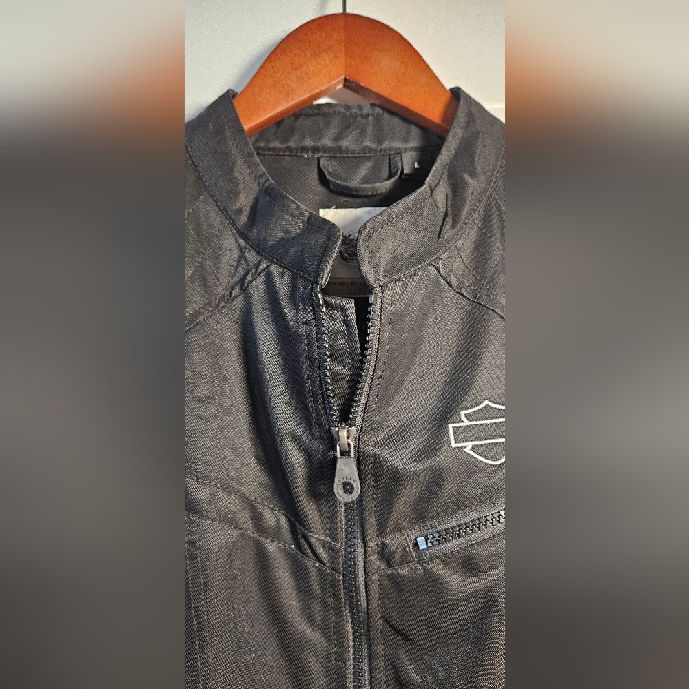 Harley-Davidson Nylon Jacket with Rhinestone Logo. - Picture 13 of 15
